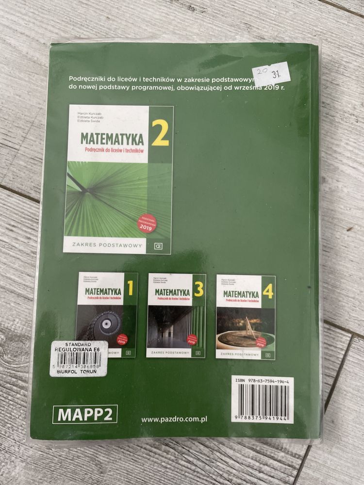Matematyka 2 zakres podstawowy