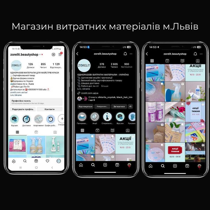 СММ, SMM, таргетинг в соціальних мережах FB, instagram, ведедення