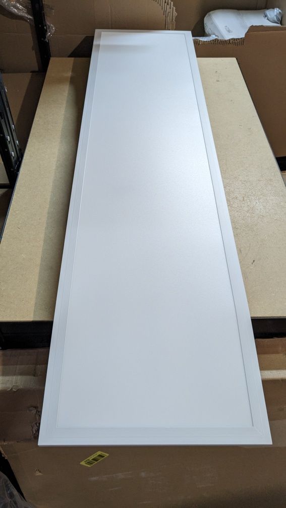 Plafon prostokątny Briloner Leuchten 119,5 x 6 cm biały