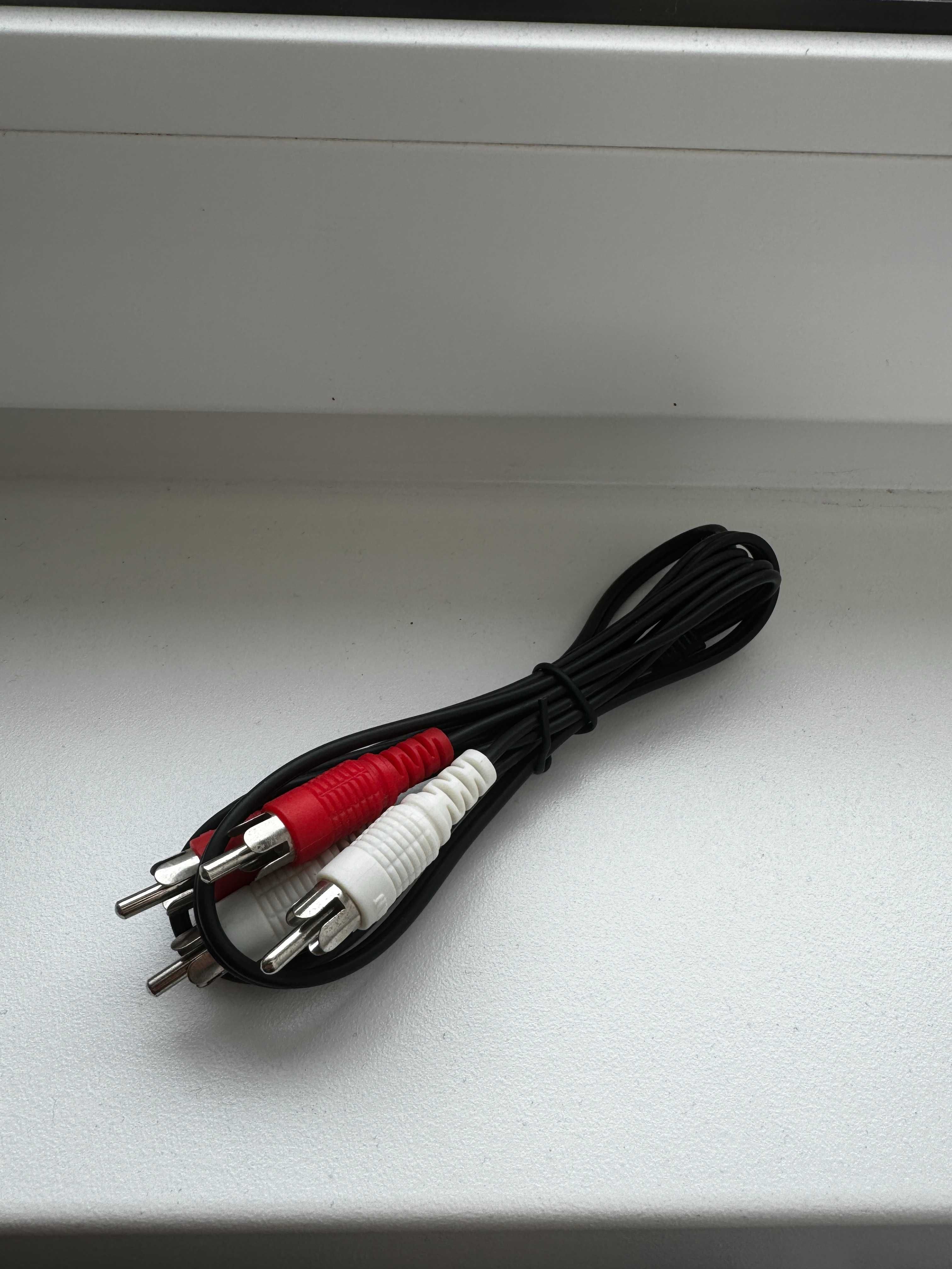 Аудио кабель, переходник, 3.5 мм (mini-Jack), RCA, тюльпан