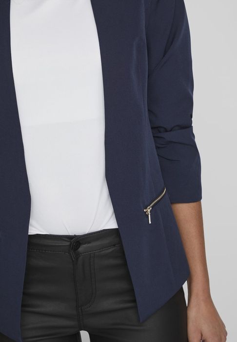 Żakiet granatowy z zamkami Vila 38