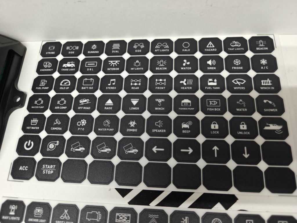 painel switch RGB