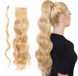 Przedłużenie kucyka blond długie 50cm syntetyczne