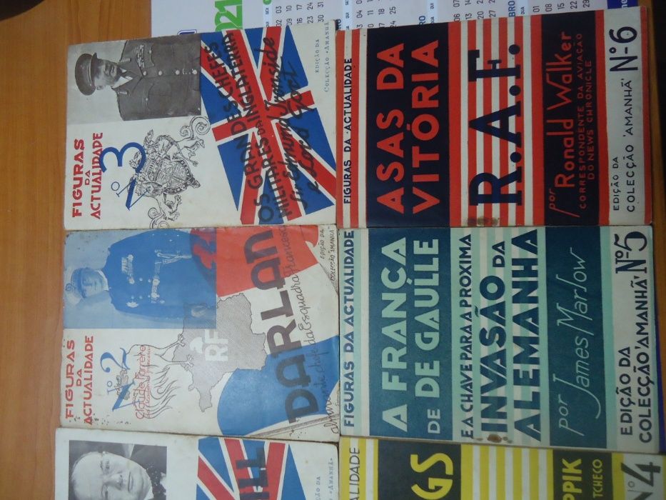 6 Livros da Colecção "Amanhã" do Diário de Notícias