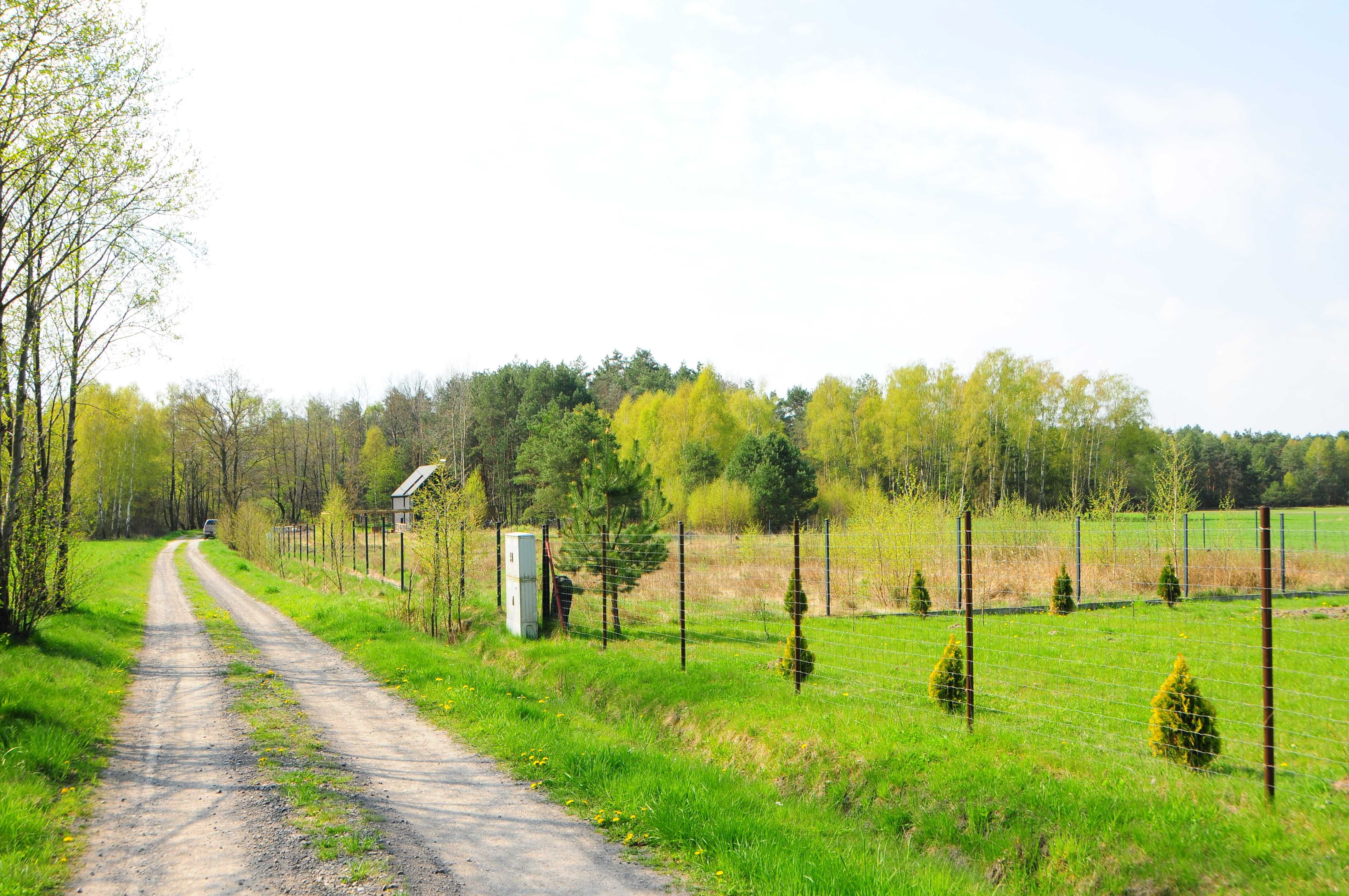 Działka Budowlana z projektem  Łęczyca - Drużbice/Bełchatów 1600m2