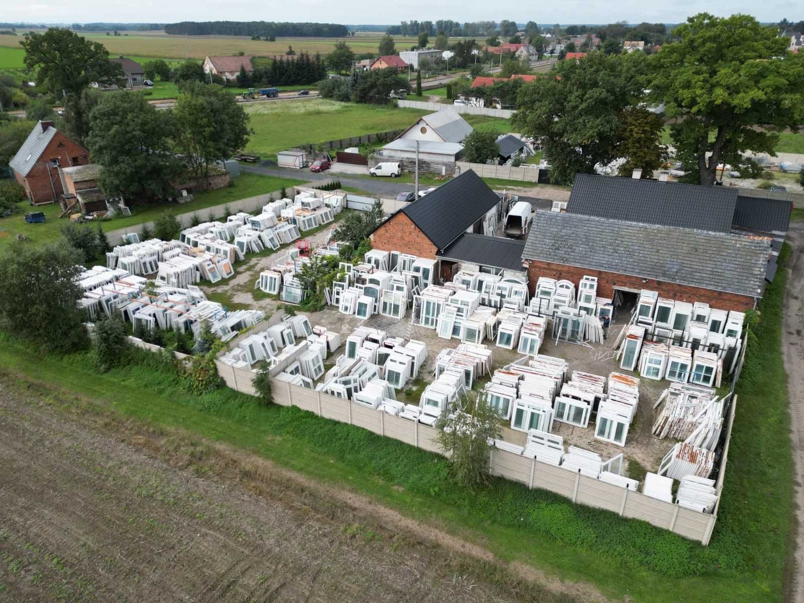 Okno dwuskrzydłowe z roletą ze szprosem 190x160 pcv DOWÓZ CAŁY KRAJ