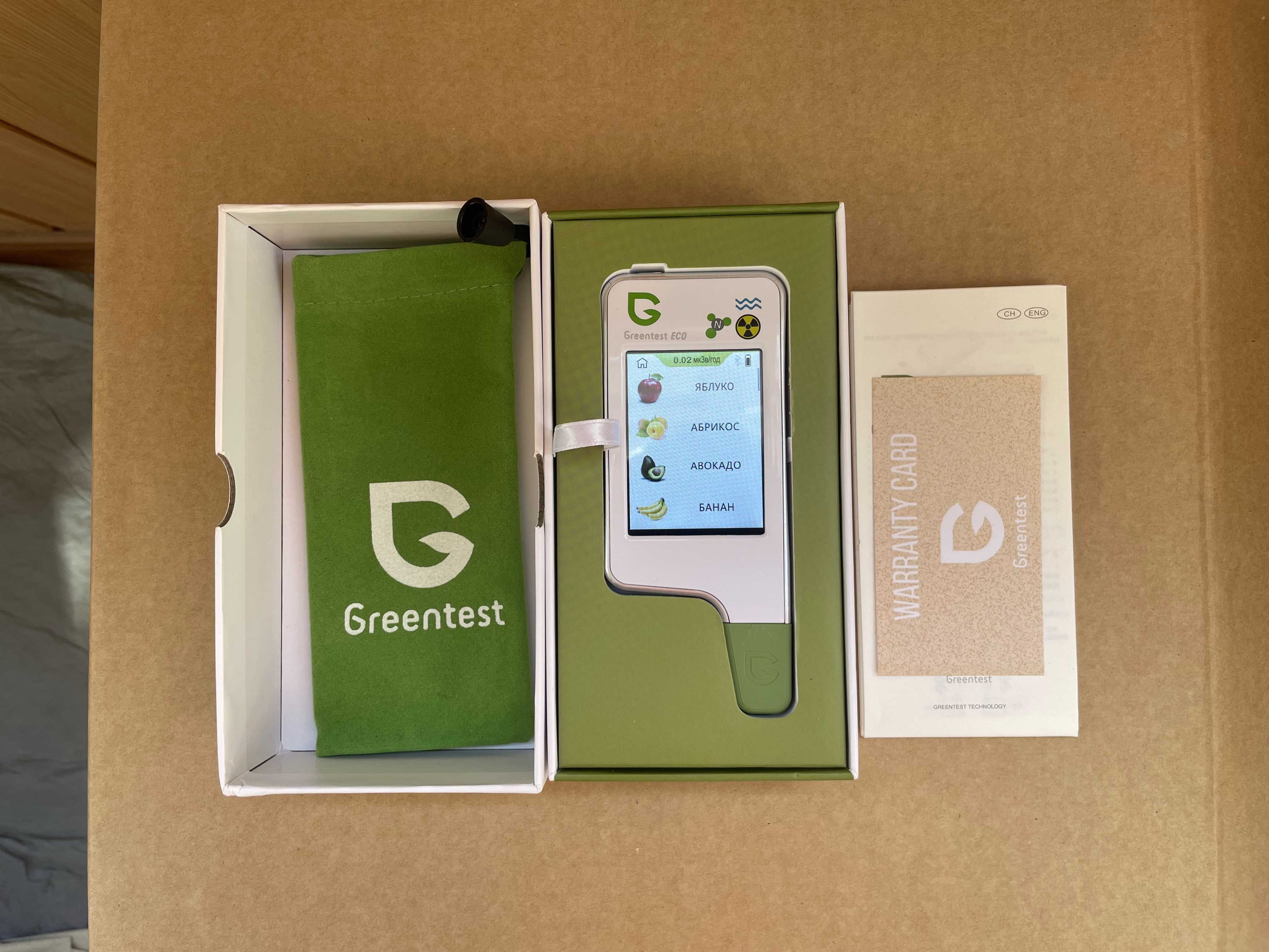 Дозиметр, нітрат-тестер і вимірювач жорсткості води GreenTest ECO 6