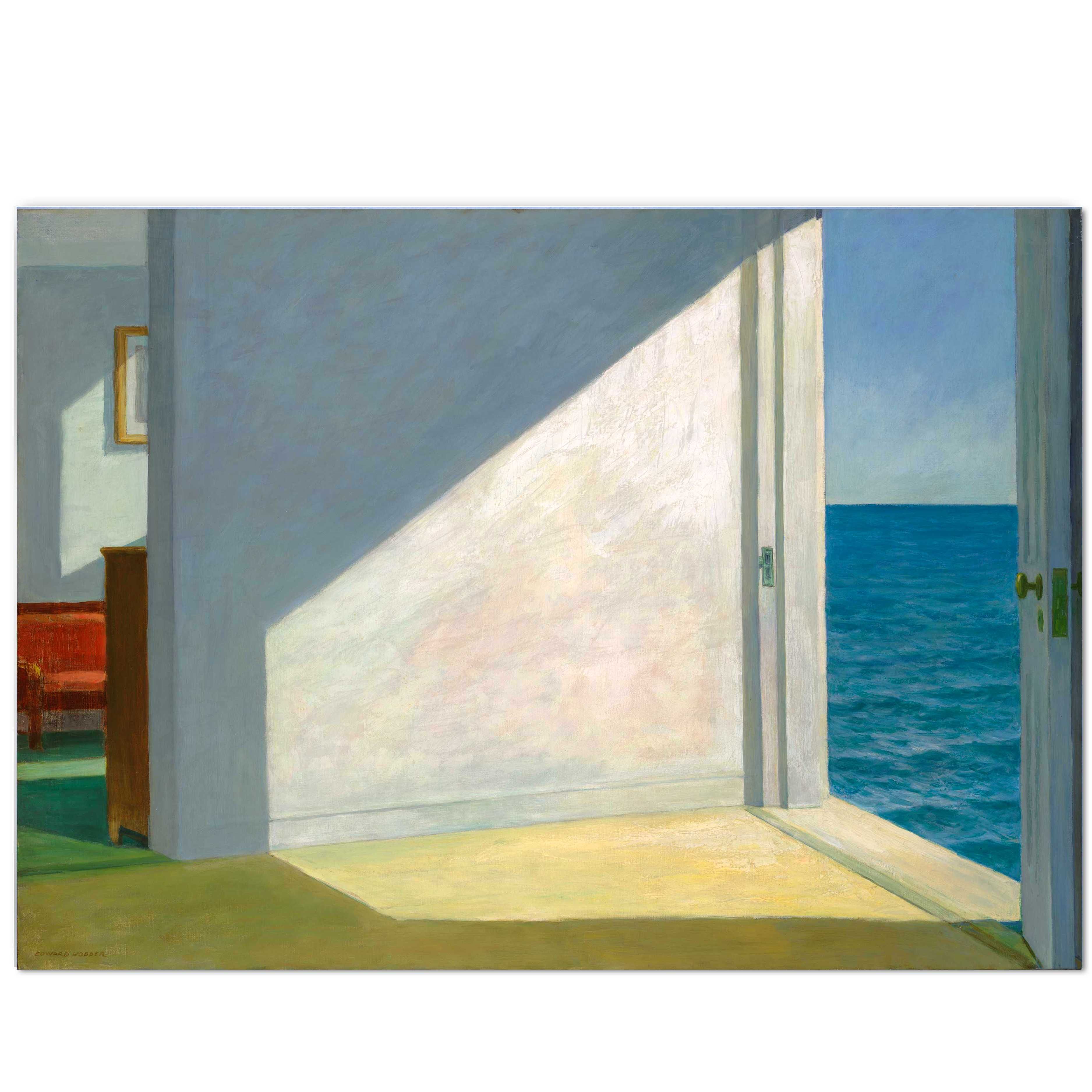 Pokoje nad morzem, E. Hopper plakat 70x50 cm