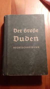 Słownik niemiecki 1941 Der grose Duden Rechtschreibung