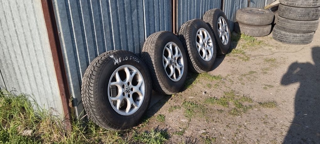 Koła felgi alu VW 5x100x57,1. ET 38. Opony 175/80/14. Idealne.