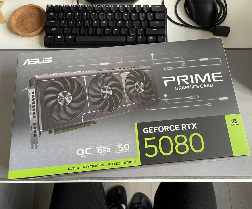 RTX 5080 Prime ASUS – Apenas 4 meses de uso, como nova!