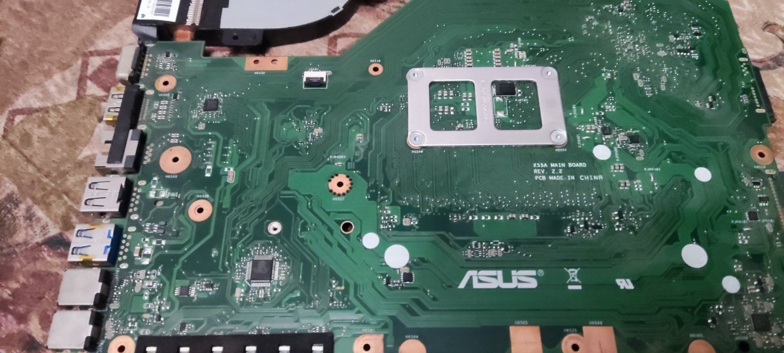 Материнська плата Asus X55А с процесором робоча