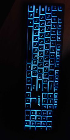 Клавиатура проводная Gembird USB (с подсветкой)