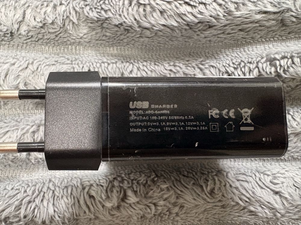 Ladowarka 120w usb c i usb a macbook iphone android itd