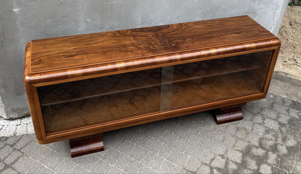 Komoda/Szafka RTV Orzech 140 Art-Deco Antyk Po Renowacji Idealna