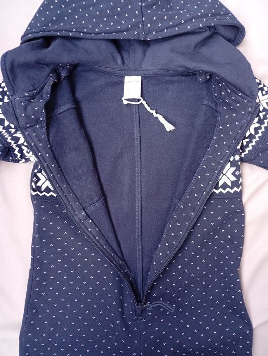 Ромпер новорічний з утепленням