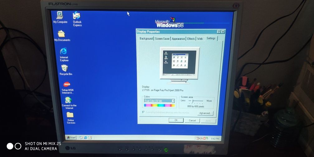 Computador Pentium Windows 98 ( Retro Antigo Vintage )