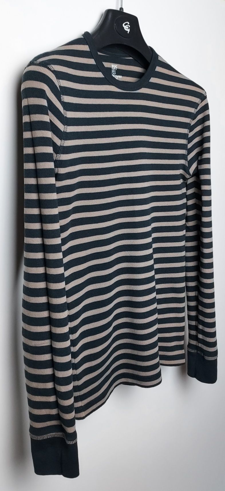 H&M basic_męska bluzka Slim fit_S