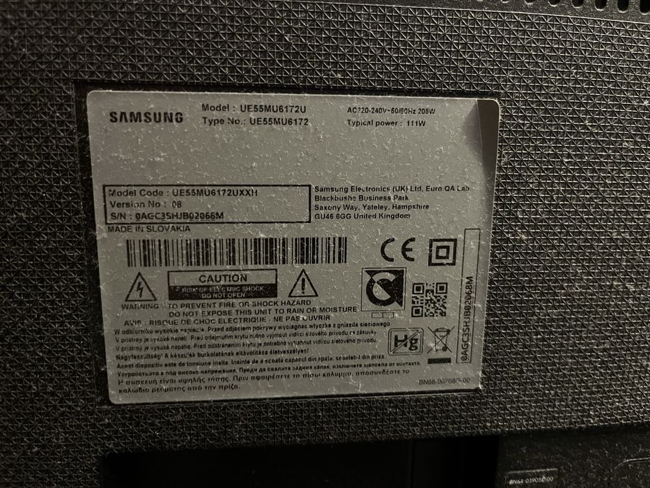 Samsung led 55 cali smart