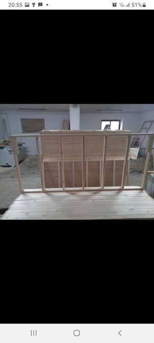 Rama do łóżka kontynentalnego