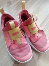 Różowe buty sportowe dla dziewczynki wsuwane Nike 28