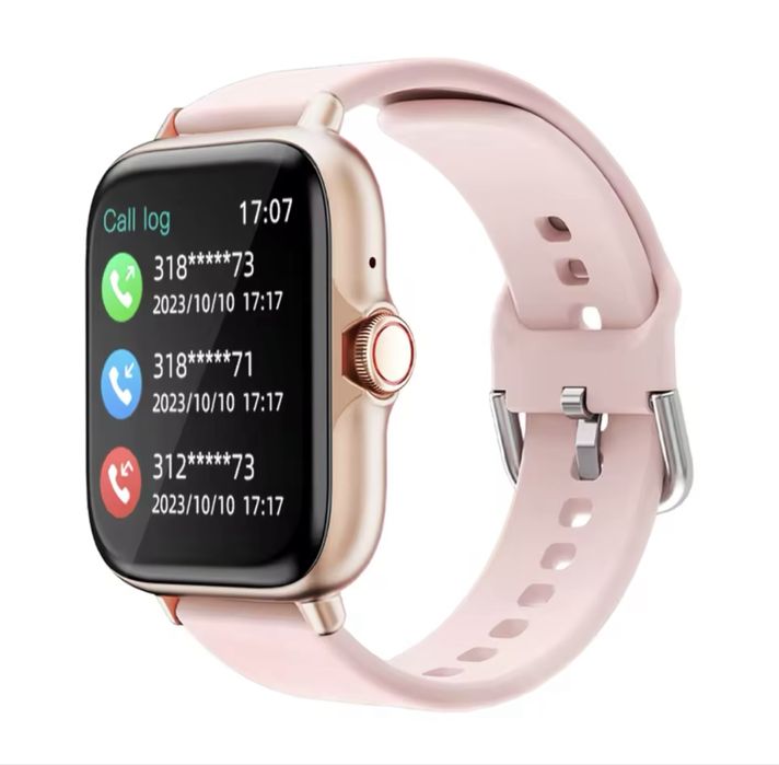 Smartwatch (Relogio Inteligente) Preto/Rosa/Branco (Novo)