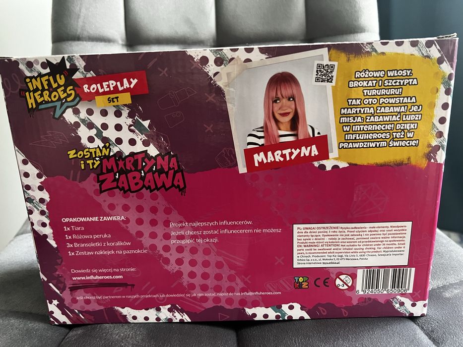 Influ Heroes Zostań i Ty Martyna Zabawa Akcesoria nowe oryginalne