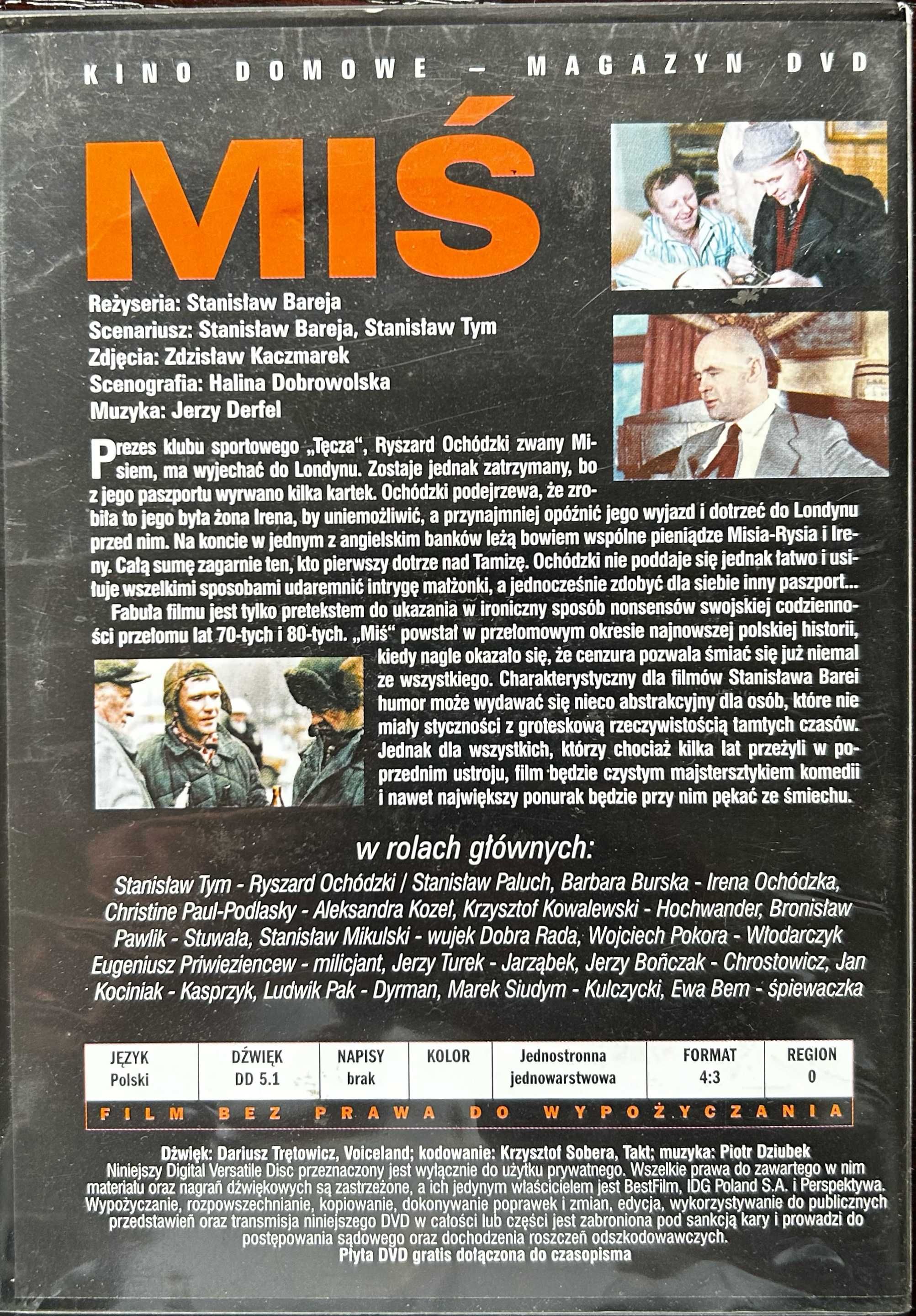 Film DVD Stanisława Barei MIŚ