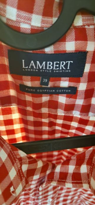 Koszula w kratę czerwoną LAMBERT idealna na Święta