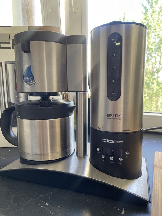 Ekspres przelewowy Cloer z filtrem BRITA