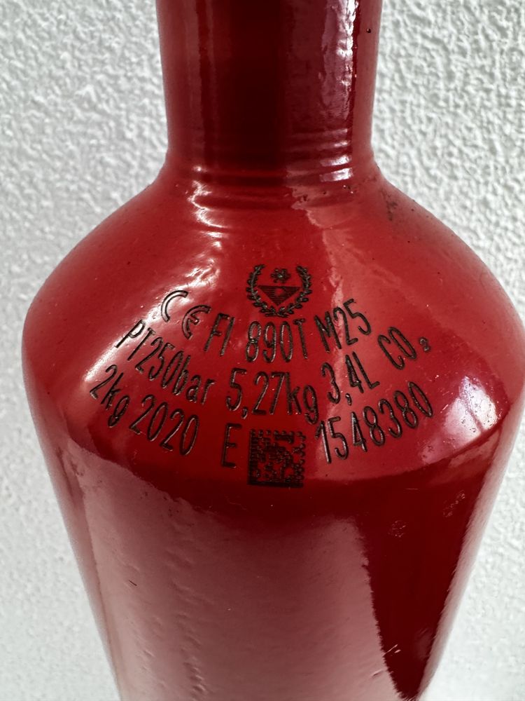 Extintor para aquário com válvula