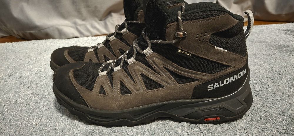 Зимові трекінгові черевики Salomon X Ward Leather Mid GORE-TEXer Mid