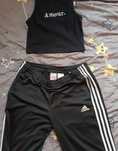 Штани жіночі чорні adidas