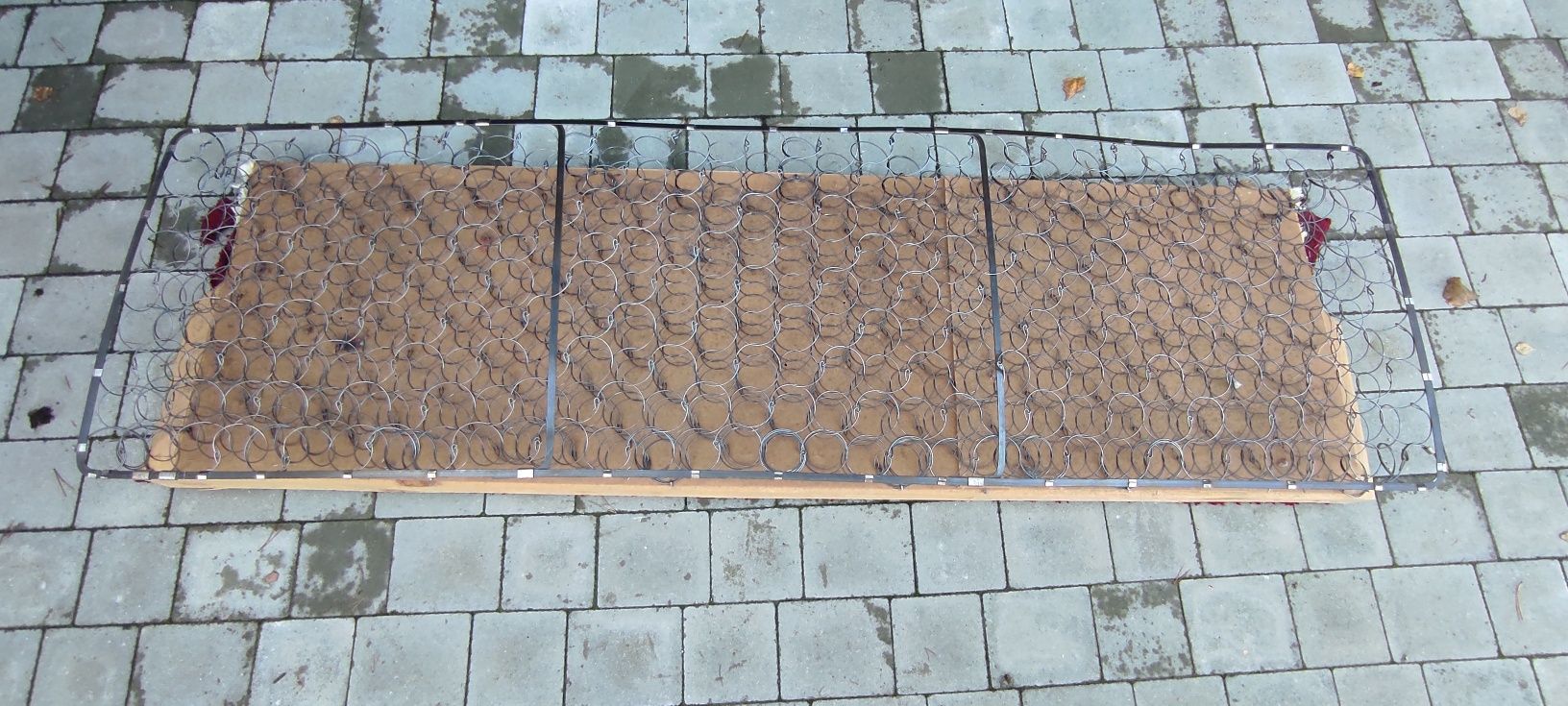 Sprężyny bonell do kanapy sofy ze stelażem 2 szt. 53x182 cm