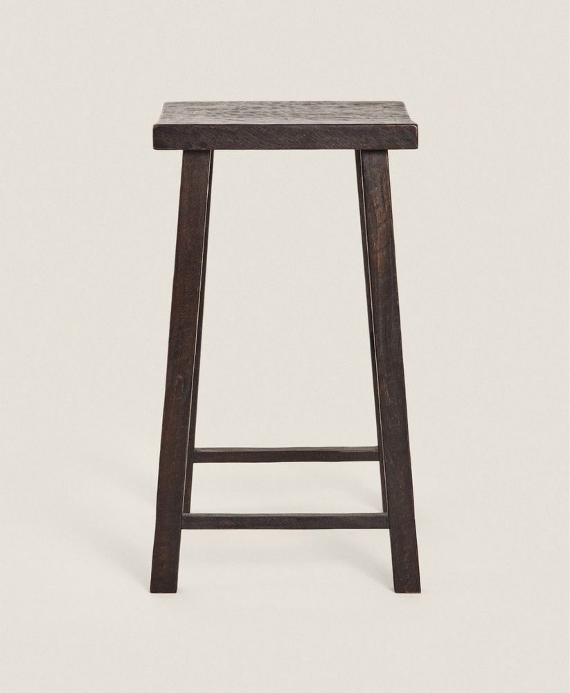 Banqueta Alta Textura Irregular Zara Home NOVO