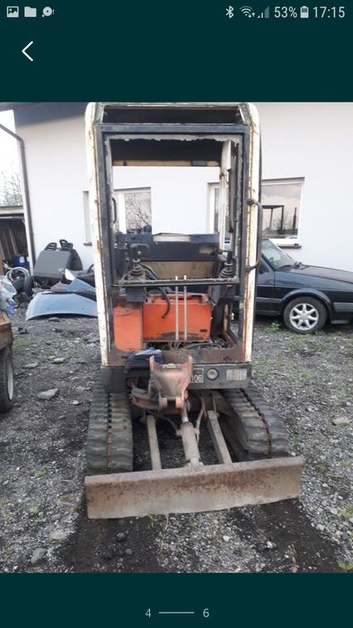 Minikoparka pel job eb 16.4 uszkodzona