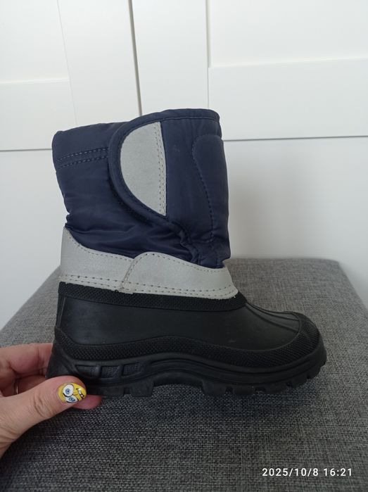 Śniegowce 27 buty zimowe na śnieg rzepy