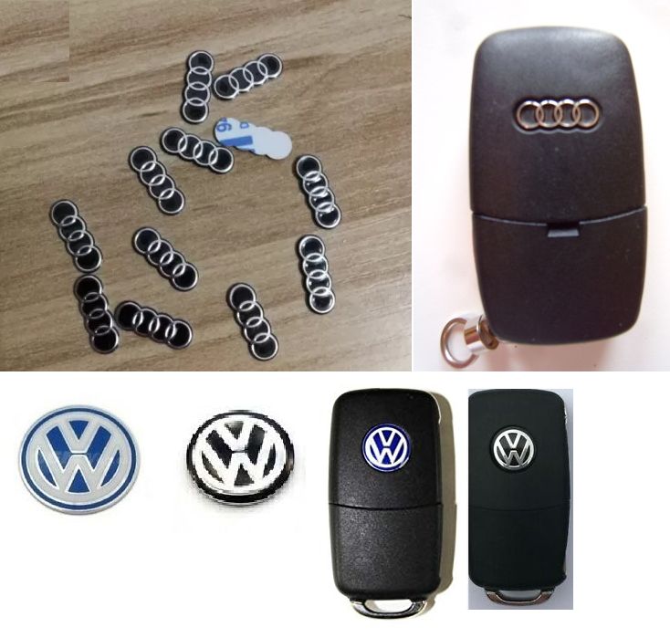 Capas/Símbolos Chave Peugeot, Fiat, Citroën, VW, Seat Škoda,Audi, Alfa