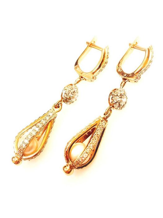 Золотые серьги/Золоті сережки