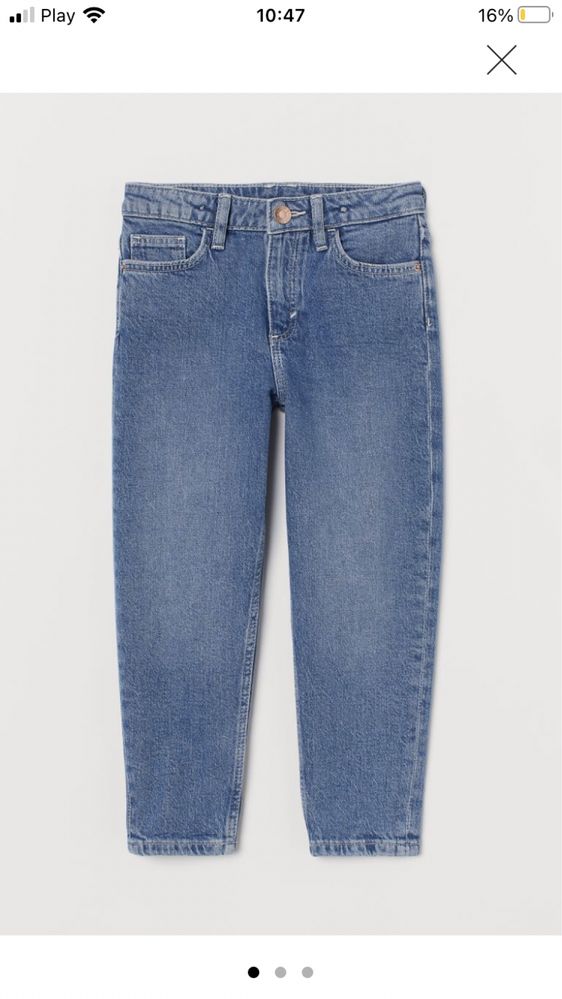 Spodnie jeans / dżinsowe h&m
