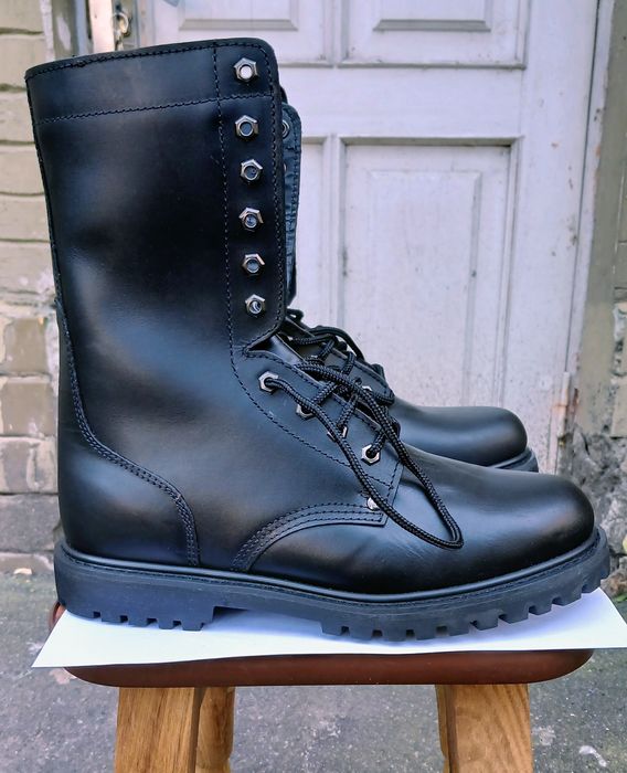 Берцы мужские  кожаные