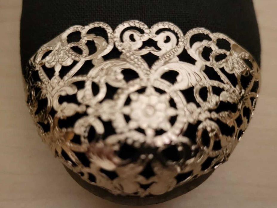 Sabrina preta estilo Marroquino, Seaside, tamanho 35