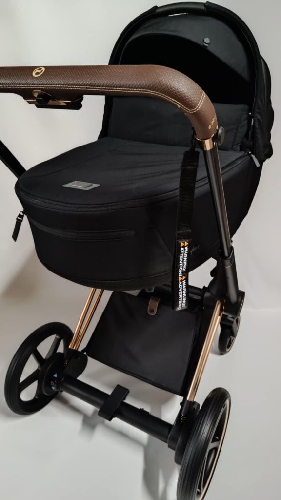 Cybex e priam rose gold z gondolą sepia black