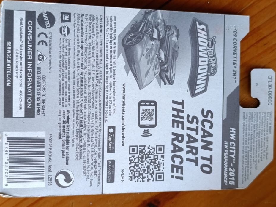 Hot Wheels 09 Corvette ZR1 Gulf