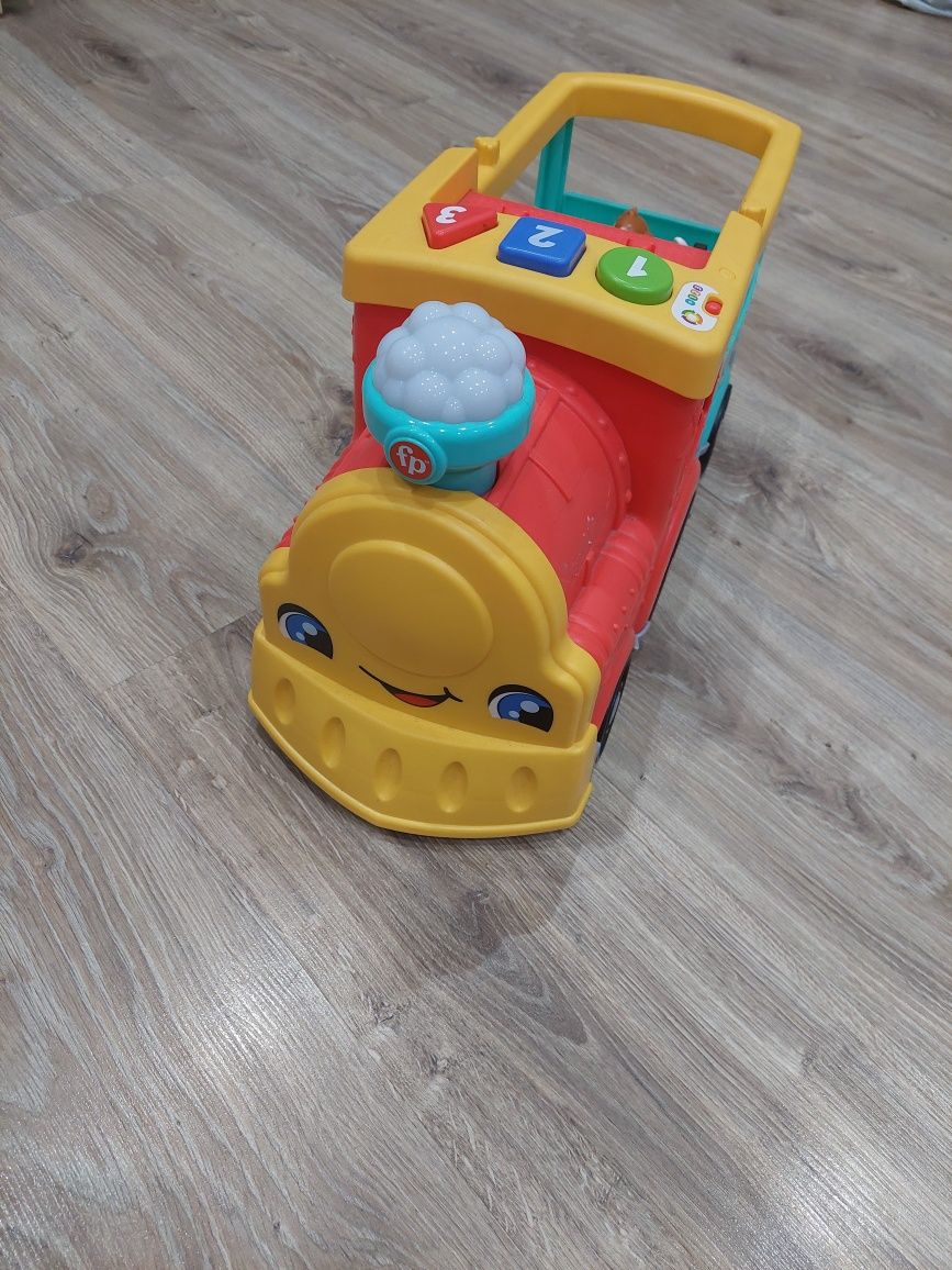 Fisher-Price Edukacyjny pociąg + 5 zwierzątek