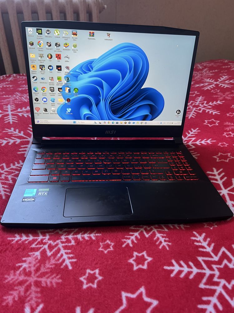 Геймерський та для роботи ноутбук MSI katana i5-14000h | RTX3060 | 16