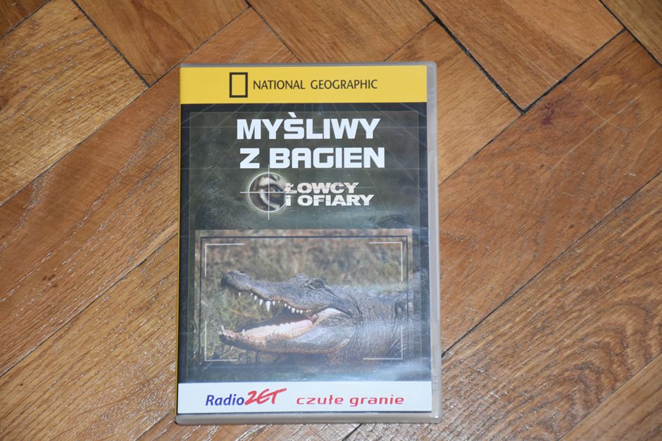 Film przyrodniczy "Myśliwy z bagien" DVD, National Geographic