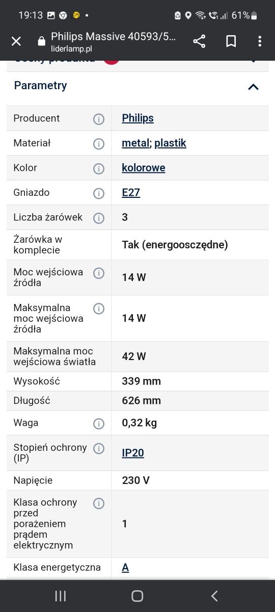 Lampa żyrandol do pokoju dziecięcego Philips