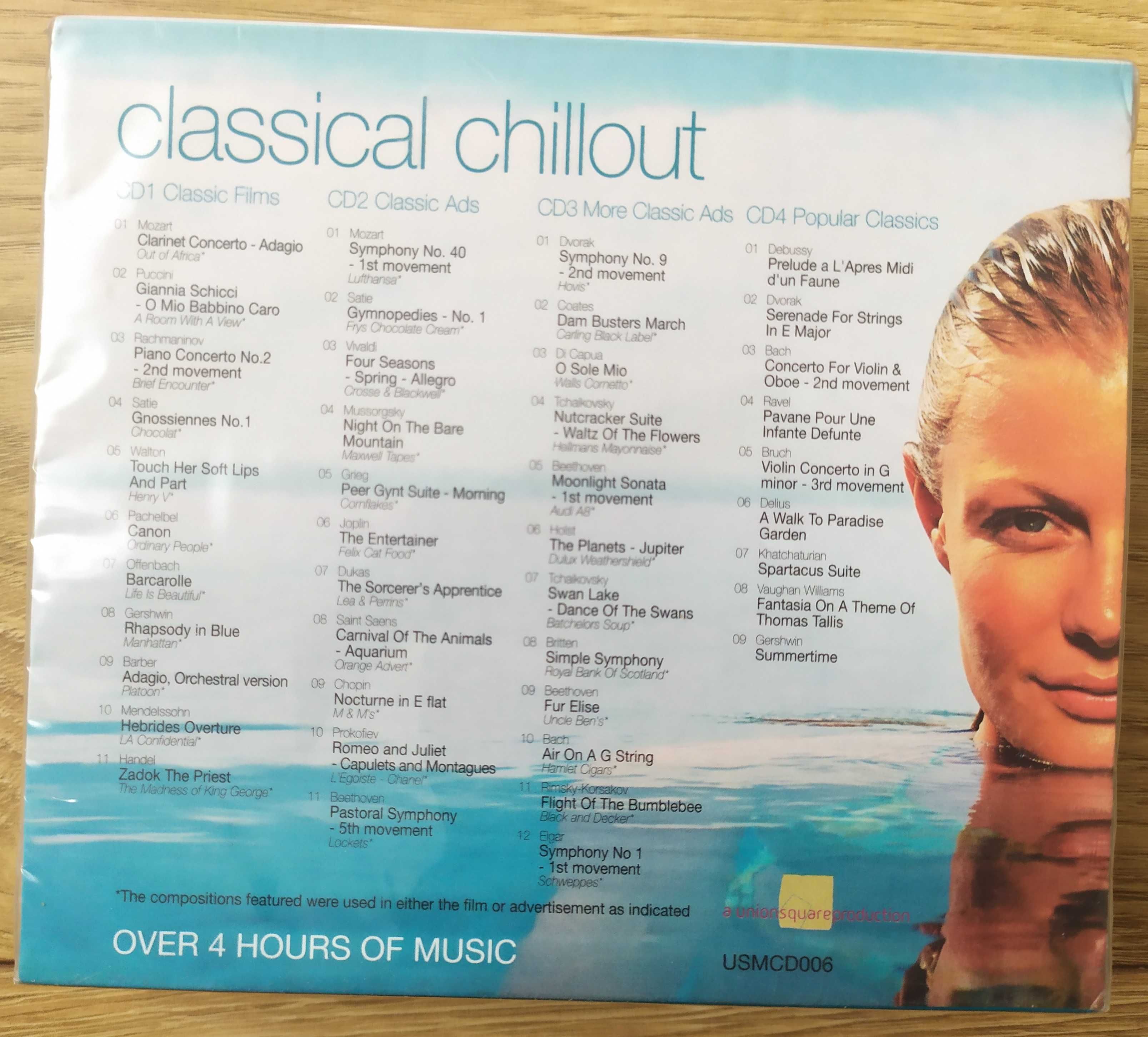 Classical Chillout album (box 4CDs) - nowy w folii