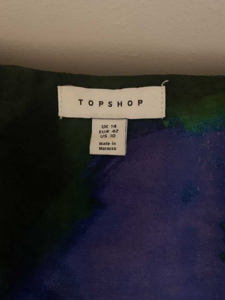 Cudna satynowa sukienka Asos Topshop rozmiar 40